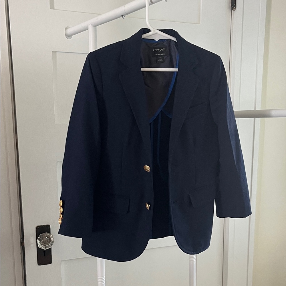 J. Crew Kids Navy Blazer with Gold Buttons